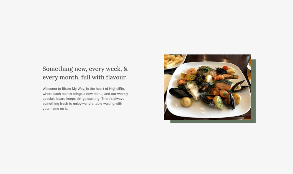 Something new, every week, & every month, full of flavour. (And a welcome message)